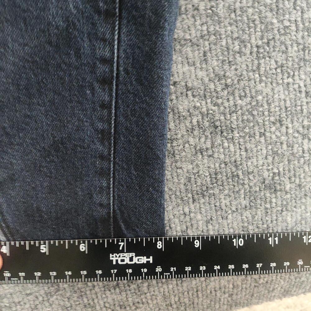 Good American Good Boy Straight Jeans Womens 8/29 Blue High Rise Slit Denim - Picture 6 of 13